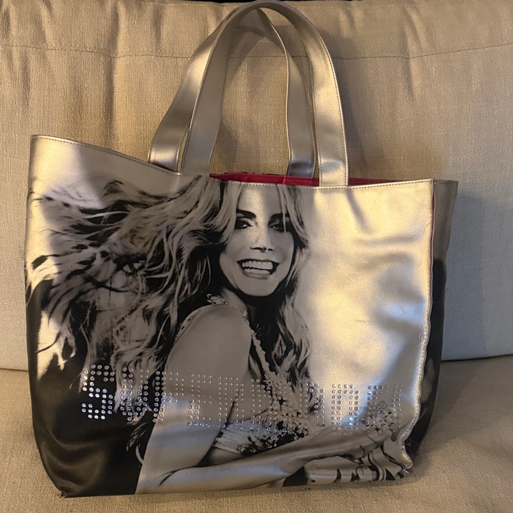 Stylish Silver Tote Bag